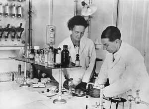 Frederic & Irene Joliot-Curie